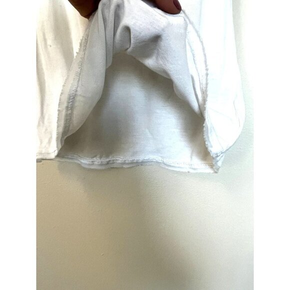 Robbi & Nikki Sleeveless White Blouse M - Picture 5 of 8